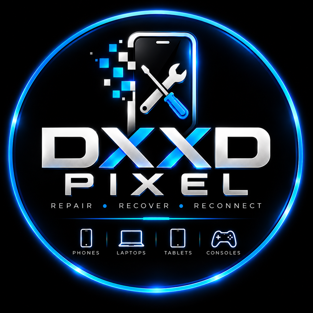 DXXD PIXEL repair logo